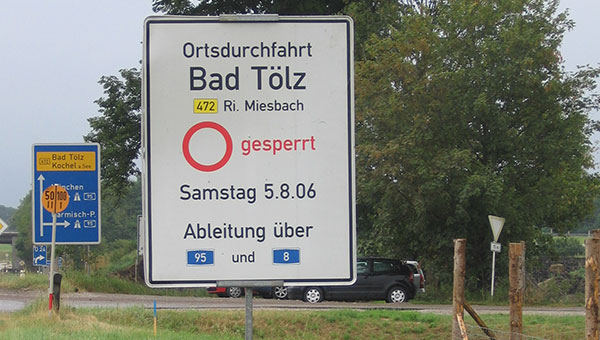 Bild beschilderung